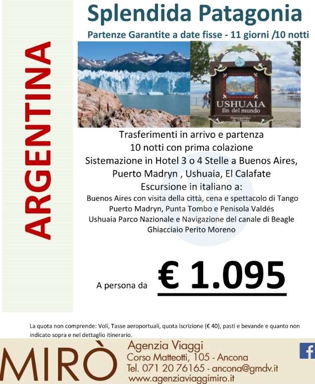 Splendida-Patagonia-Argentina-Agenzia-viaggi